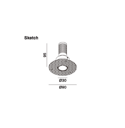 Recessed downlight model SK-01-DL3356
