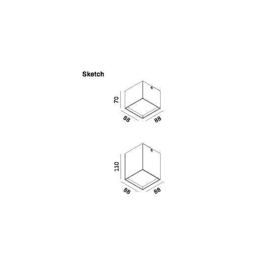 Surface mounted light model SK-02-SD3133