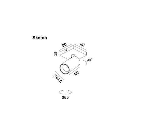 Spot light model SK-03-SD3043