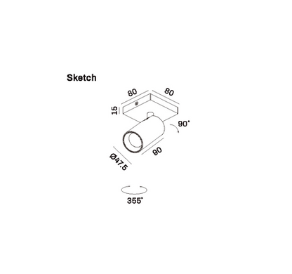 Spot light model SK-03-SD3043