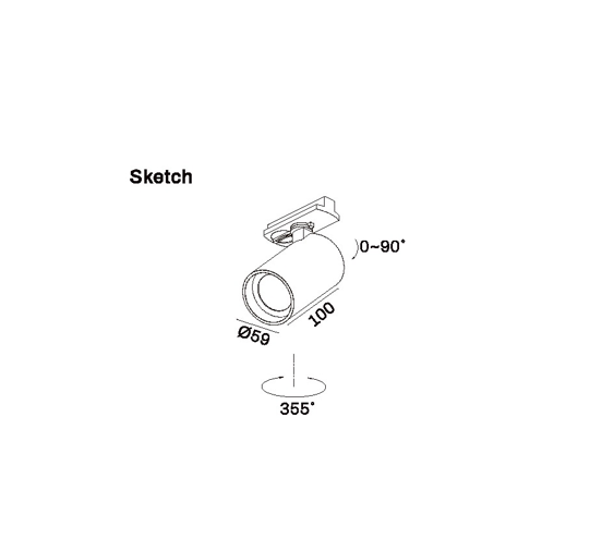 Track Light model SK-04-TR3055