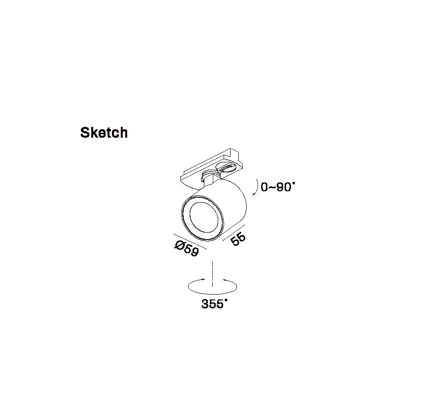 Track Light model SK-04-TR3056