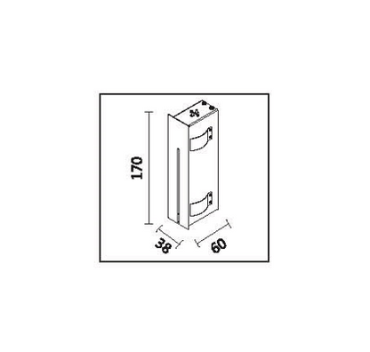 Recessed Wall Light model SK-07-SQ001