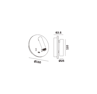 Reading Light l Showcase Light SK-09-WL3057