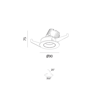 Outdoor Recessed downlight SK-11-DL3059