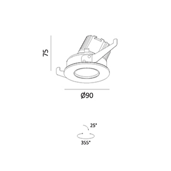 Outdoor Recessed downlight SK-11-DL3284