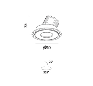 Outdoor Recessed downlight SK-11-DL3284