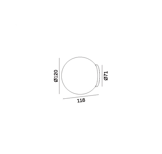 Outdoor surface mount light l Ceiling Light SK-12-3189