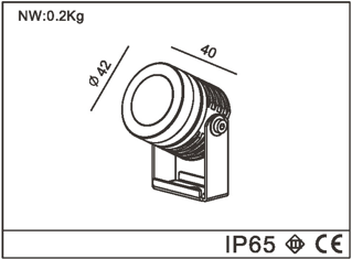 Outdoor Spot Light l Spike Light SK-13-BS3016