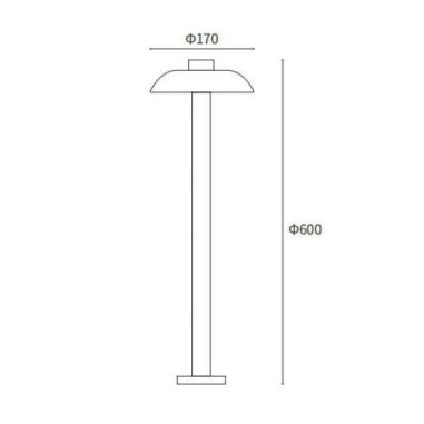 Bollard SK-18-WB8170H