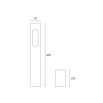 Bollard SK-18-WB8070H