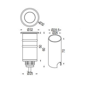 In-ground light SK-17-WB2032R