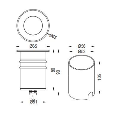 In-ground light SK-17-WB2065R
