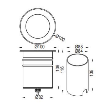 In-ground light SK-17-WB2100R